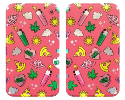 Joint Etui 420 Pattern Pink